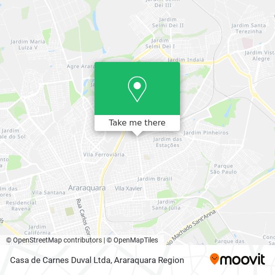 Casa de Carnes Duval Ltda map