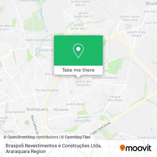 Braspoli Revestimentos e Construções Ltda map