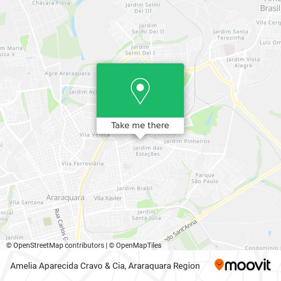 Amelia Aparecida Cravo & Cia map