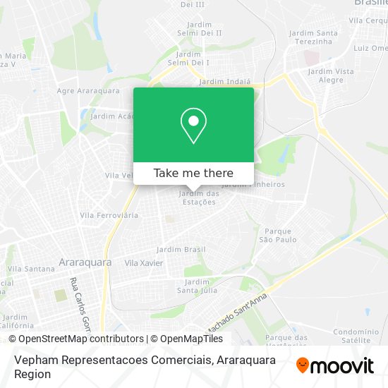 Vepham Representacoes Comerciais map