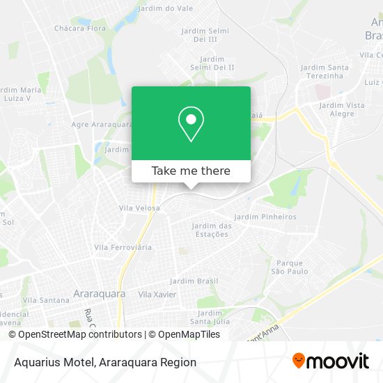 Mapa Aquarius Motel