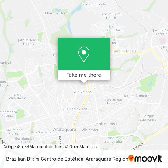 Brazilian Bikini Centro de Estética map