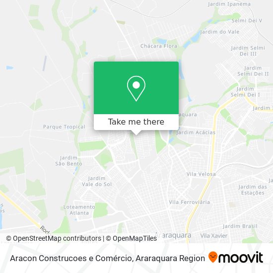 Aracon Construcoes e Comércio map