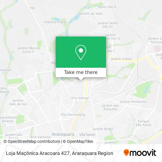 Loja Maçônica Aracoara 427 map