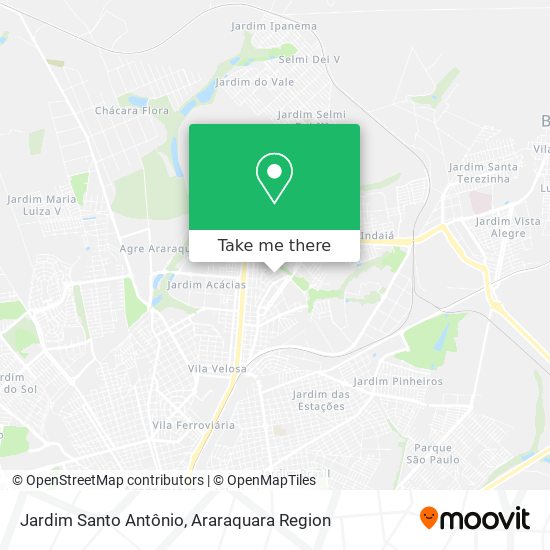 Jardim Santo Antônio map