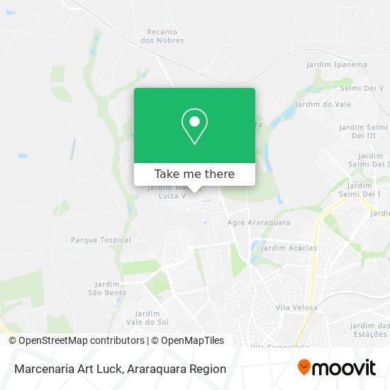 Marcenaria Art Luck map