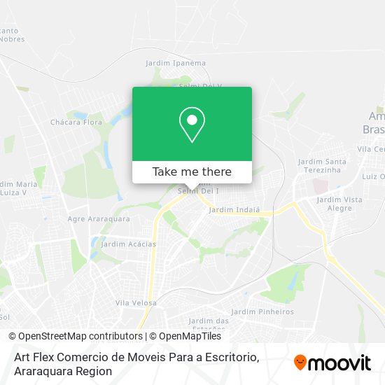 Mapa Art Flex Comercio de Moveis Para a Escritorio