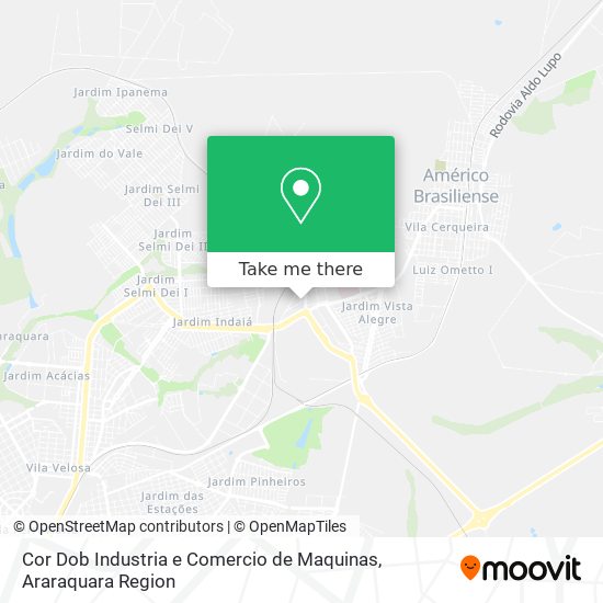 Cor Dob Industria e Comercio de Maquinas map