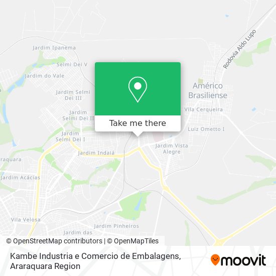 Kambe Industria e Comercio de Embalagens map