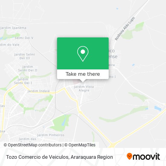 Tozo Comercio de Veiculos map