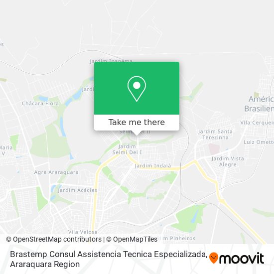 Brastemp Consul Assistencia Tecnica Especializada map