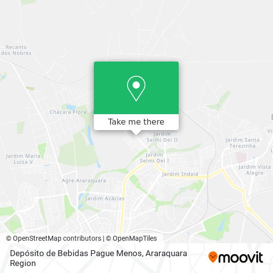 Depósito de Bebidas Pague Menos map
