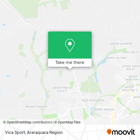 Vica Sport map