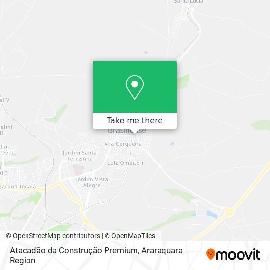 Atacadão da Construção Premium map