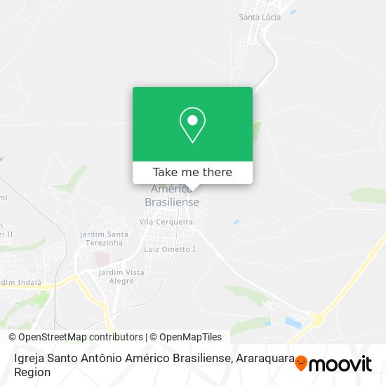 Igreja Santo Antônio Américo Brasiliense map