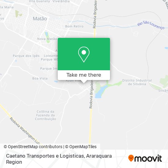 Caetano Transportes e Logisticas map