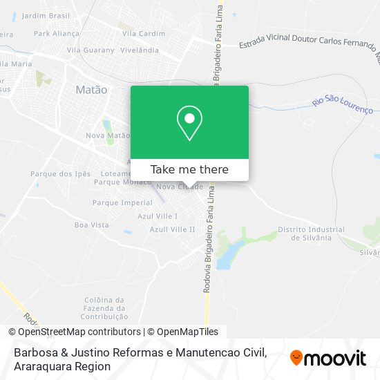Barbosa & Justino Reformas e Manutencao Civil map