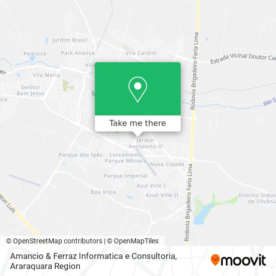 Amancio & Ferraz Informatica e Consultoria map