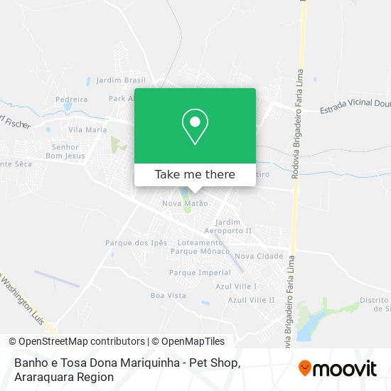 Banho e Tosa Dona Mariquinha - Pet Shop map
