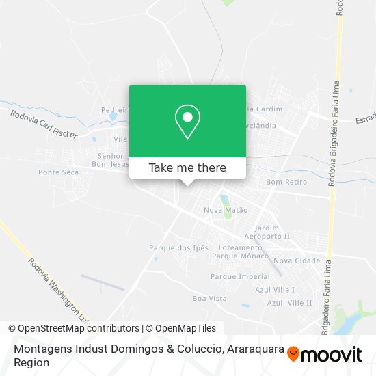 Montagens Indust Domingos & Coluccio map