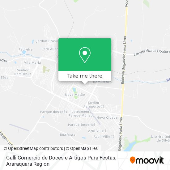 Galli Comercio de Doces e Artigos Para Festas map