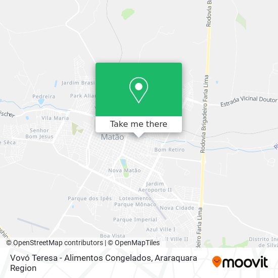 Vovó Teresa - Alimentos Congelados map