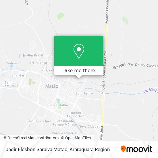 Jadir Elesbon Saraiva Matao map