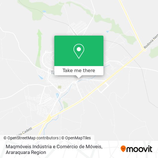 Maqmóveis Indústria e Comércio de Móveis map