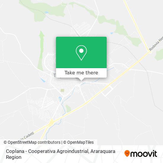 Coplana - Cooperativa Agroindustrial map