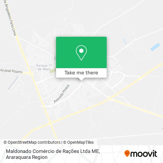 Mapa Maldonado Comércio de Rações Ltda ME