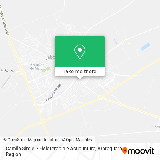 Mapa Camila Simieli- Fisioterapia e Acupuntura