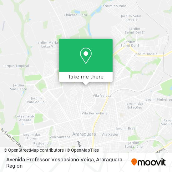 Avenida Professor Vespasiano Veiga map