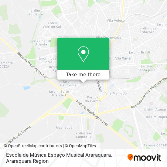 Escola de Música Espaço Musical Araraquara map