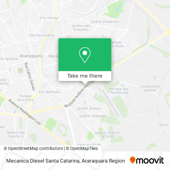 Mapa Mecanica Diesel Santa Catarina