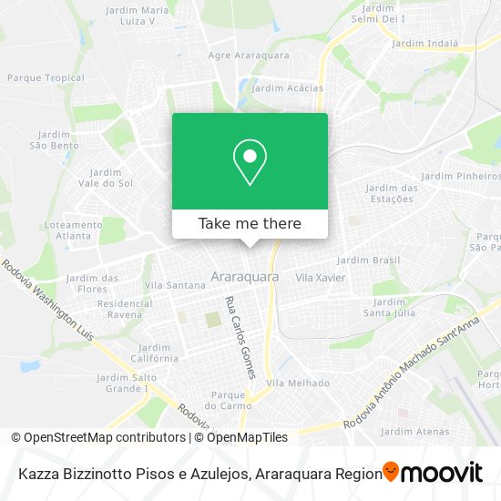 Kazza Bizzinotto Pisos e Azulejos map
