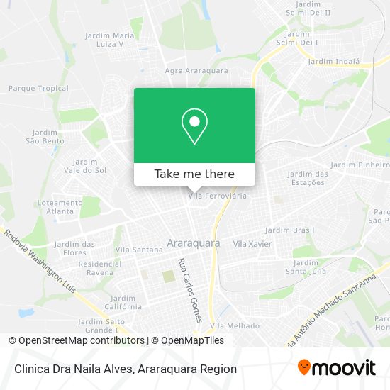 Clinica Dra Naila Alves map
