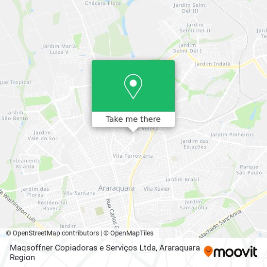 Mapa Maqsoffner Copiadoras e Serviços Ltda