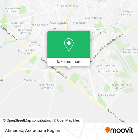 Atacadão map