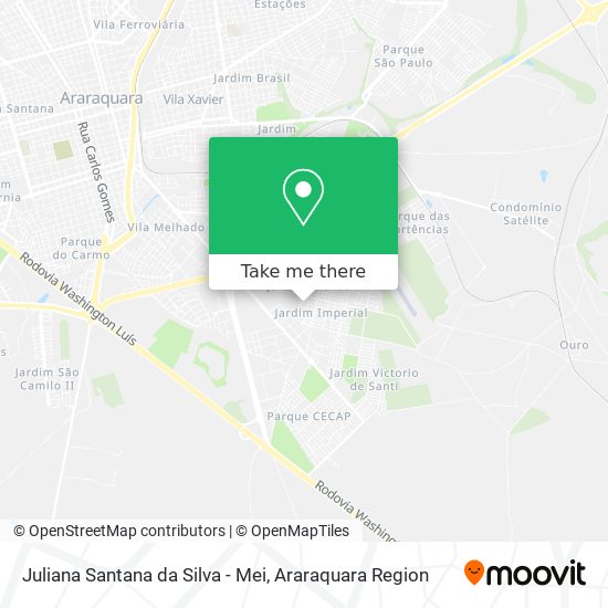 Juliana Santana da Silva - Mei map