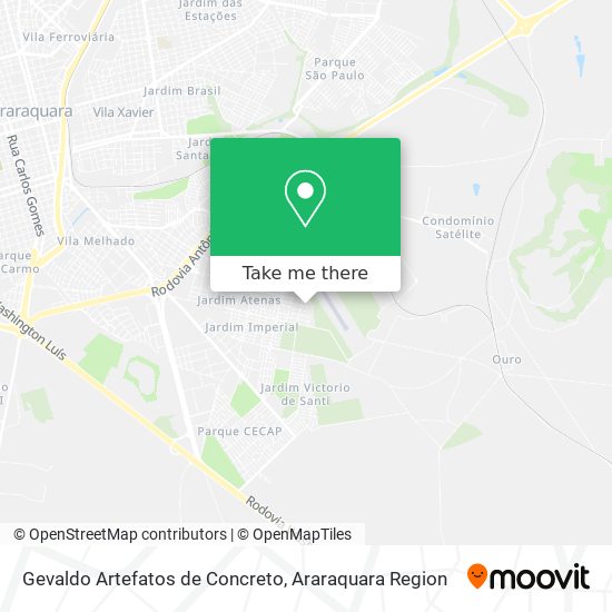 Gevaldo Artefatos de Concreto map