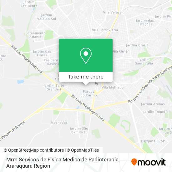 Mrm Servicos de Fisica Medica de Radioterapia map