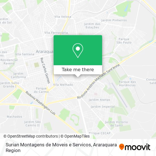 Surian Montagens de Moveis e Servicos map