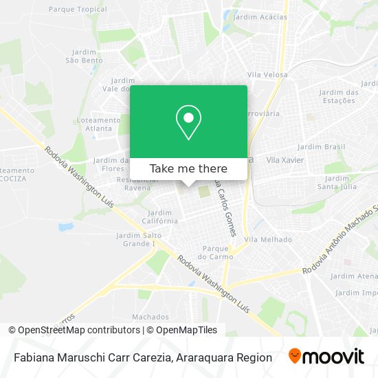 Fabiana Maruschi Carr Carezia map