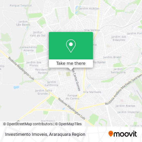 Mapa Investimento Imoveis