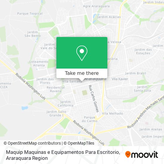 Maquip Maquinas e Equipamentos Para Escritorio map