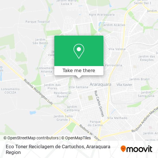 Eco Toner Reciclagem de Cartuchos map