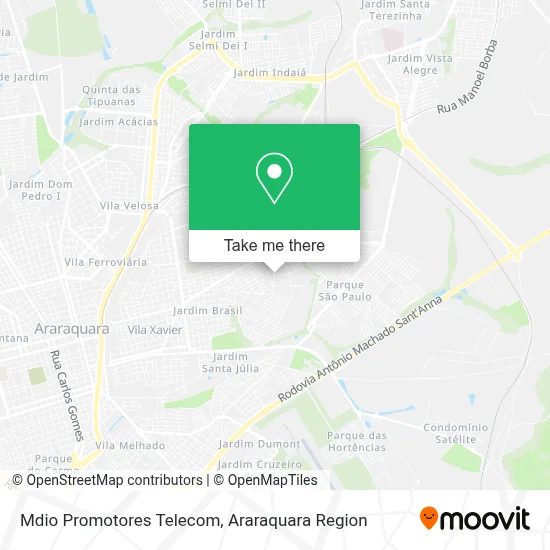 Mdio Promotores Telecom map