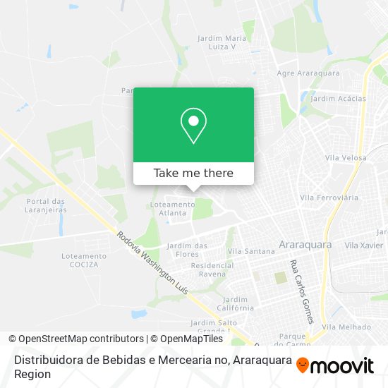 Distribuidora de Bebidas e Mercearia no map