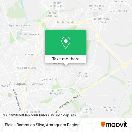 Elaine Ramos da Silva map