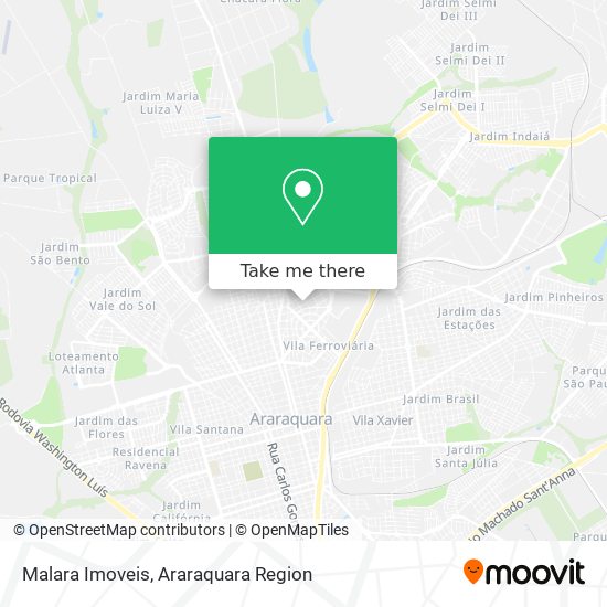 Mapa Malara Imoveis